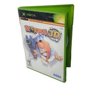 Worms 3D (Microsoft Xbox, 2005) Video Game Sega Complete Tested & Works